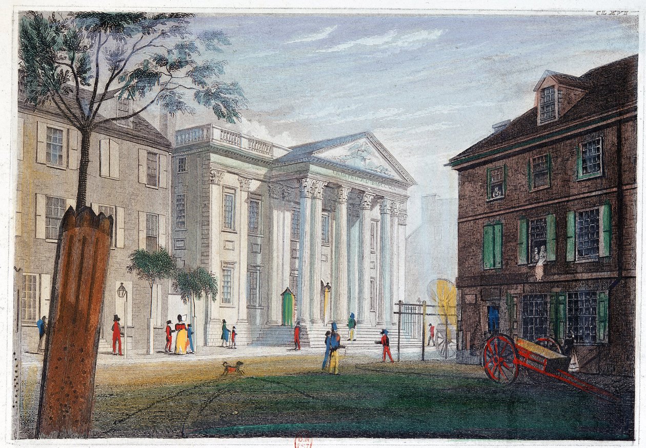 Bankverksamhet i Philadelphia av Unknown artist