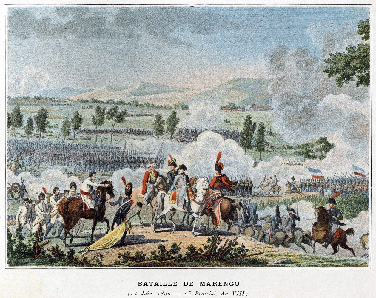 Slaget vid Marengo, 14 juni av Unknown artist