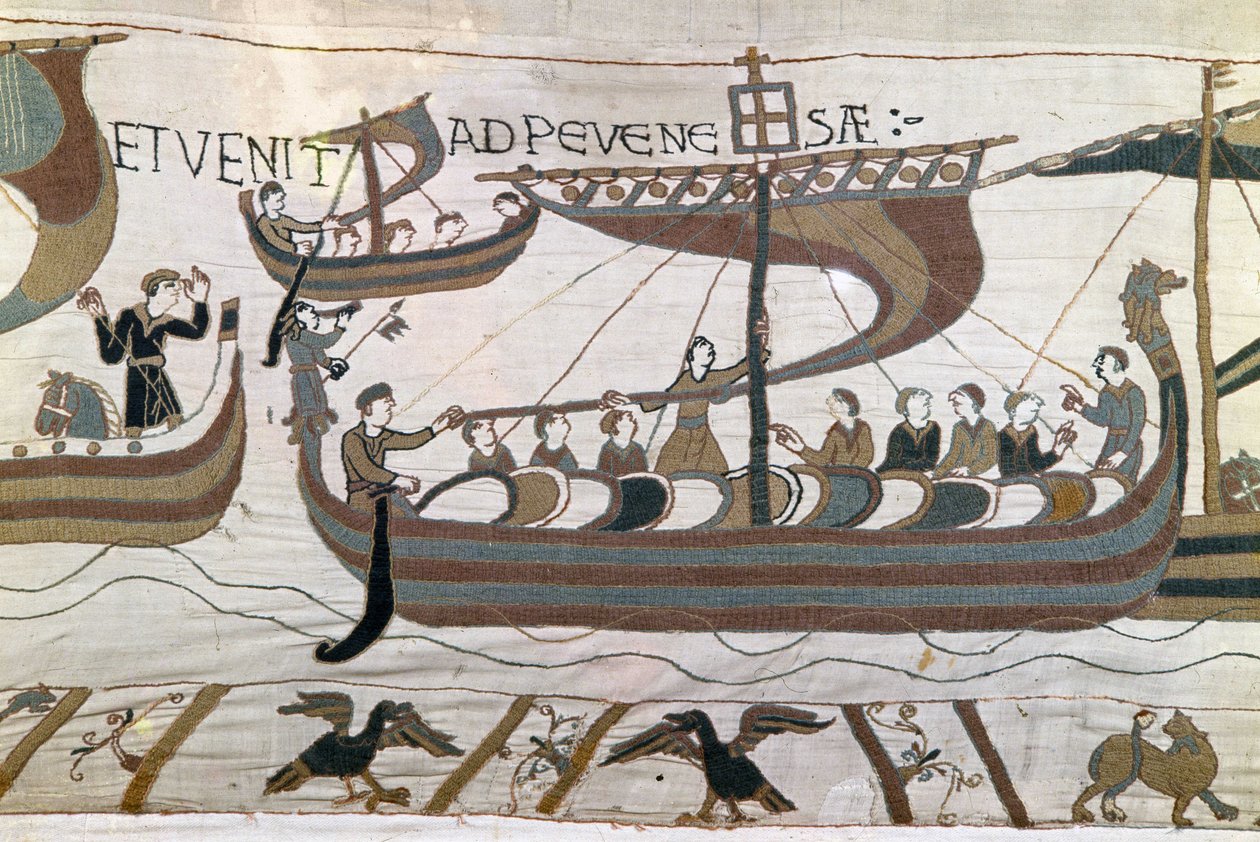 Bayeux Tapestry eller Queen Matilda broderi av Unknown artist