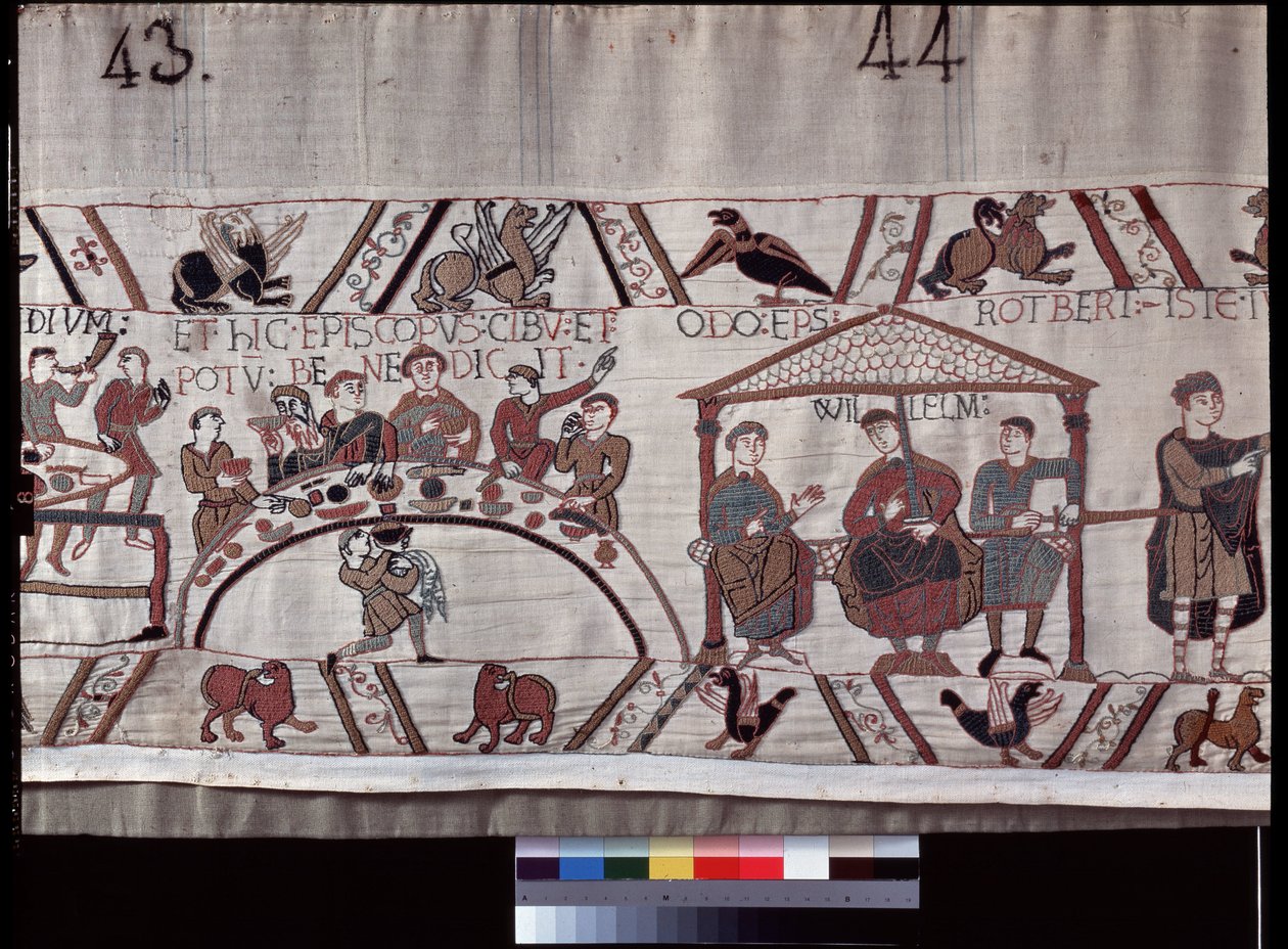 Bayeux gobeläng, känd som Broderi av drottning Mathilde av Unknown artist