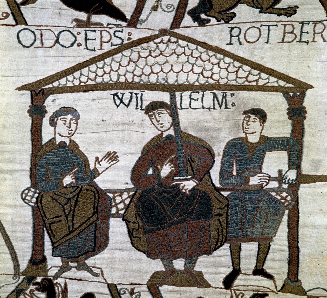 Bayeux gobeläng, känd som Broderi av drottning Mathilde av Unknown artist