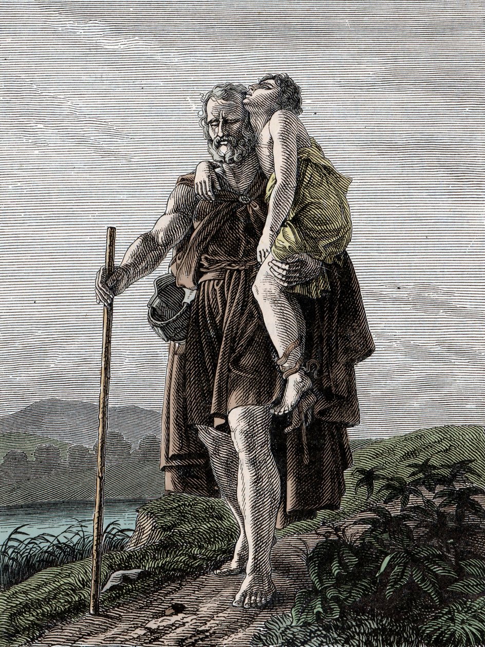Belisarius - den bysantinske generalen Belisaire (Flavius ​​​​Belisarius, 500-565) av Unknown artist
