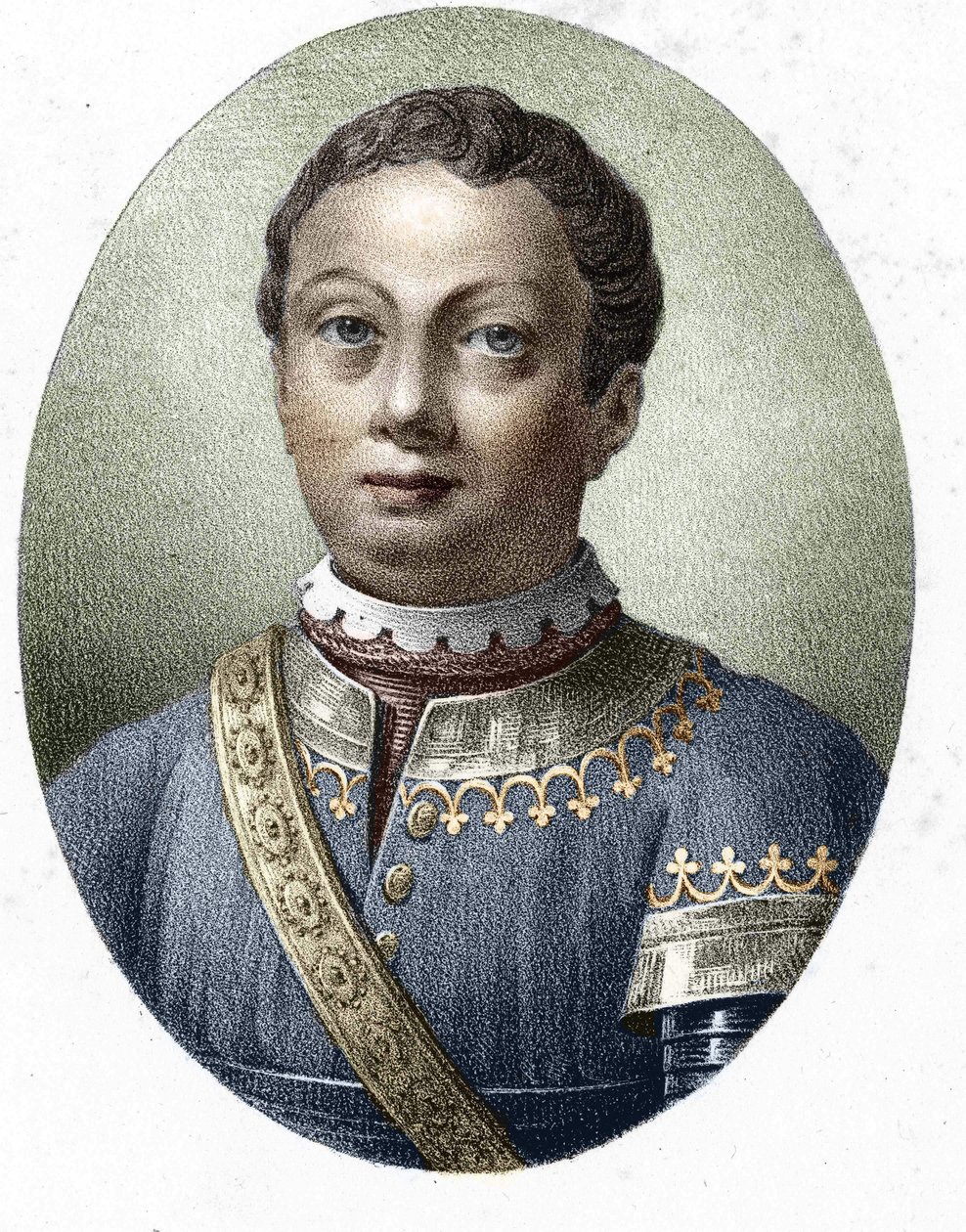 Bertrand Du Guesclin, Frankrikes konstapel (1314-1380) av Unknown artist