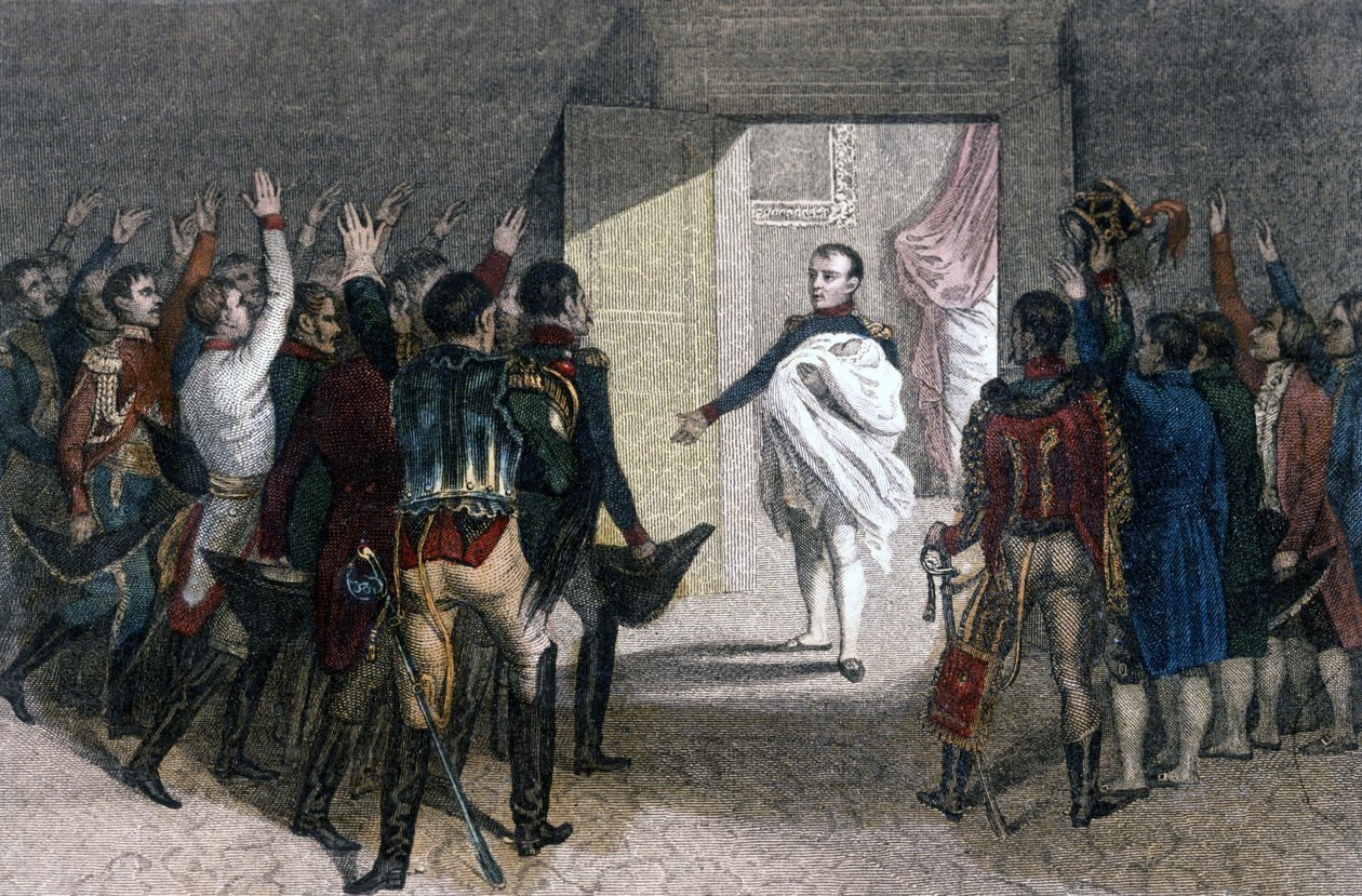 Födelse av kungen av Rom (Napoleon II), son till kejsar Napoleon I (1769-1821) av Unknown artist