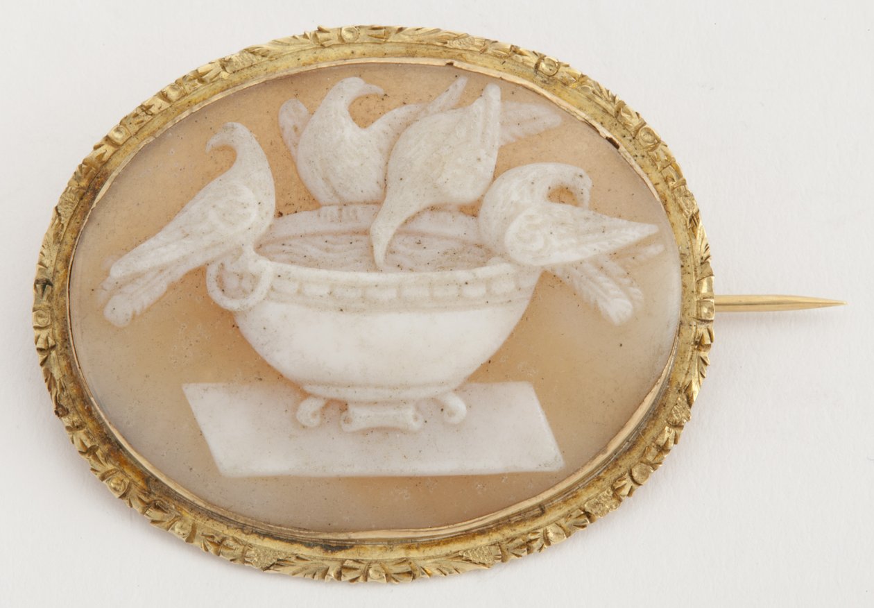 Cameo brosch av Unknown artist