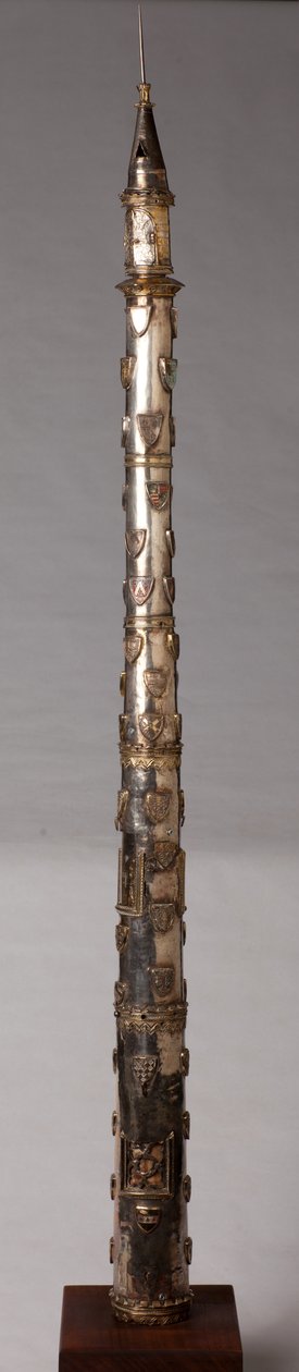 Ljusstake (?), silversmide av Unknown artist