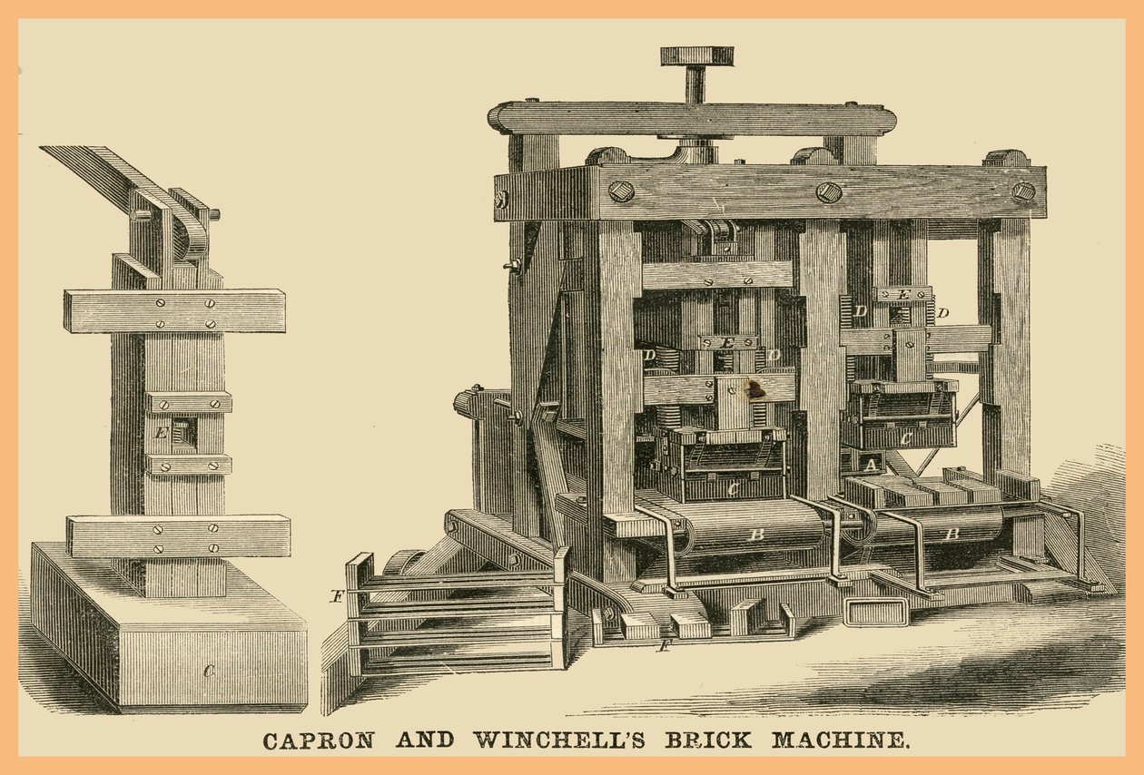 Capron - Winchells tegelmaskin av Unknown Artist