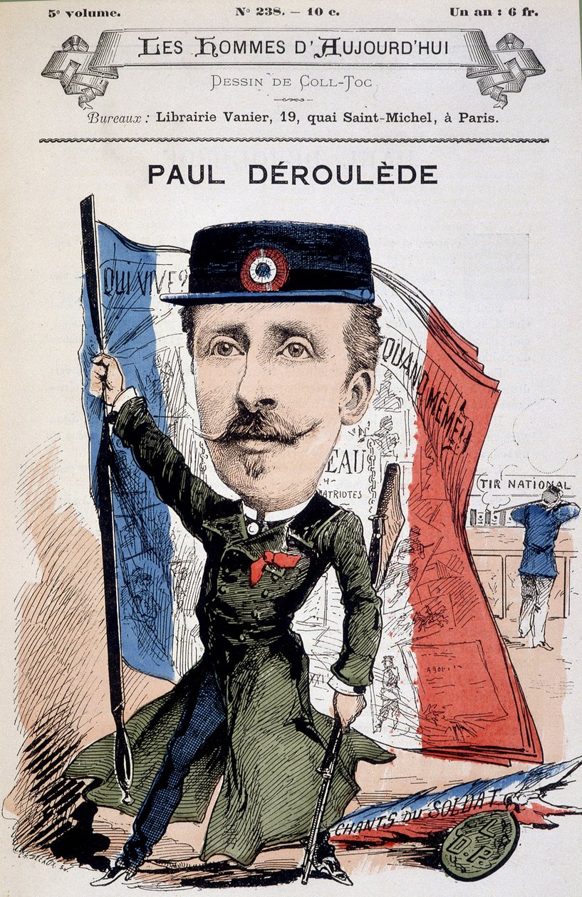 Tecknad av Paul Déleède (1846-1914), fransk författare och politiker. I "Dagens män"". av Unknown artist