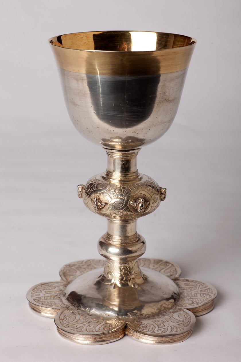 Kalk av kaplanen Georges Coquere. Metelsmide, guld och silver av Unknown artist