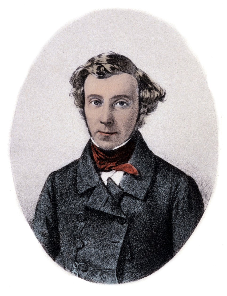 Charles-Alexis-Henri Clerel de Tocqueville (1805-59) - Porträtt av Alexis de Tocqueville (Alexis Charles Henri Cleral de Tocqueville) (1805 - 1859), fransk historiker och politiker. av Unknown artist