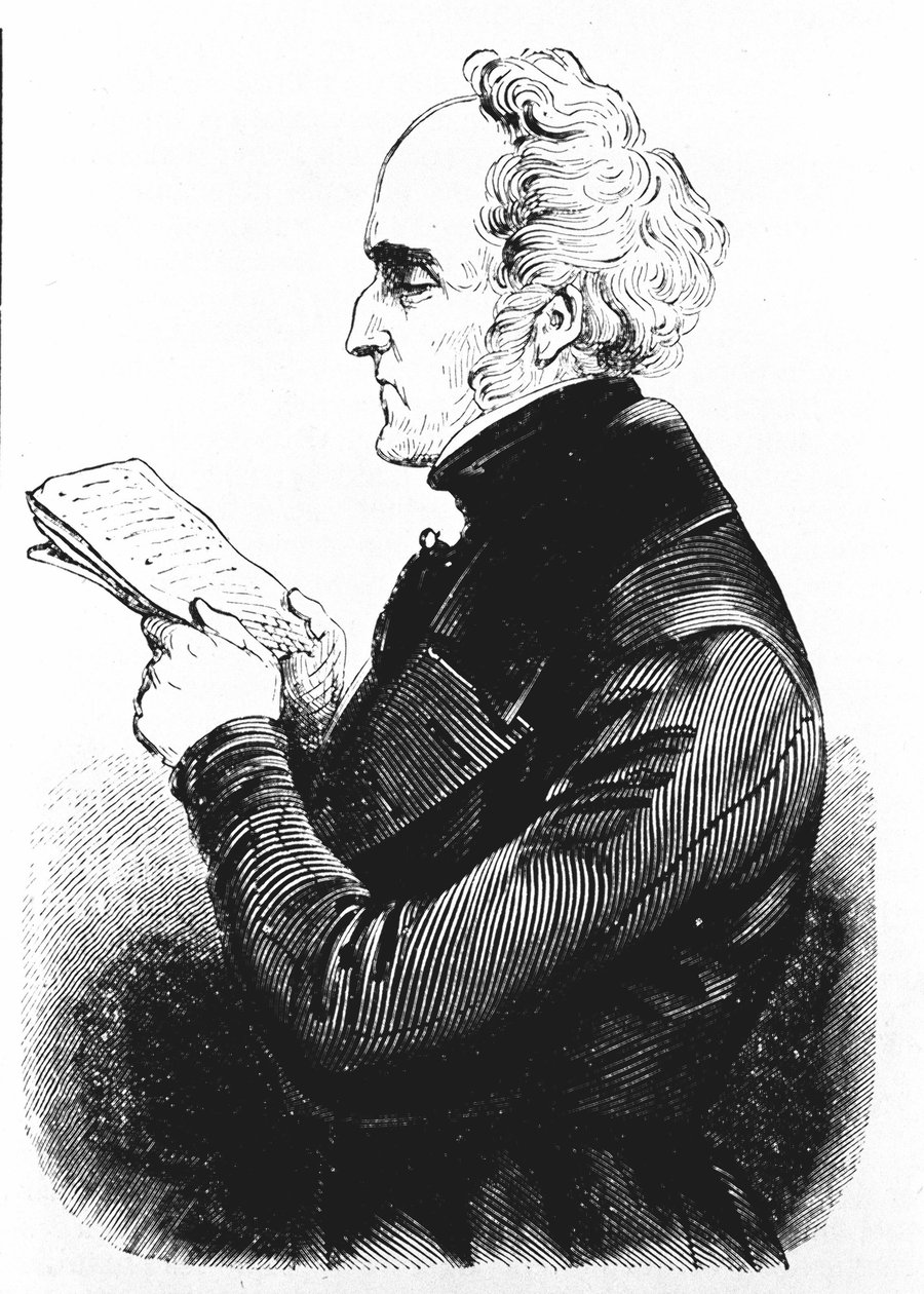 Charles Fourier (1772-1837), fransk filosof och ekonom. av Unknown artist
