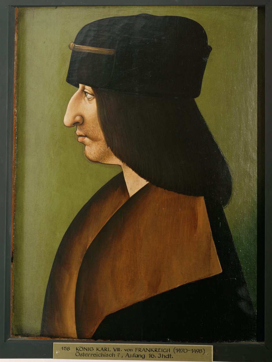 Karl VIII av Frankrike (målning på trä) av Unknown Artist