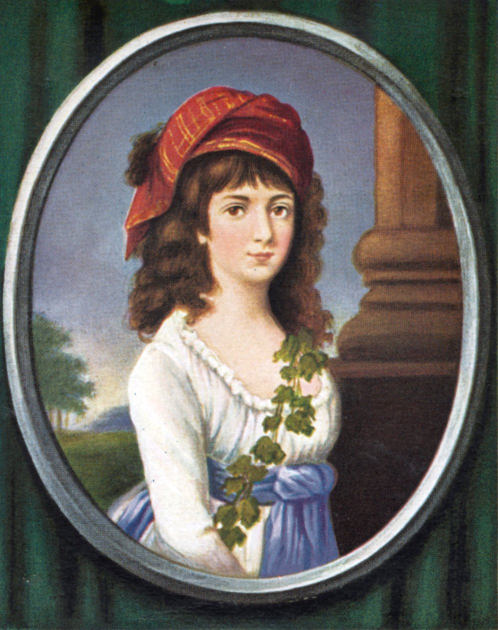 Charlotte Corday Porträtt av Unknown artist