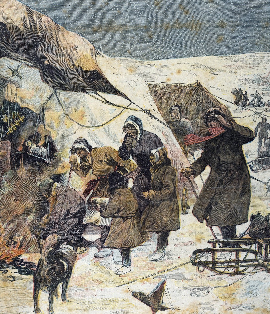 Jul i Groeland år 1903. av Unknown Artist