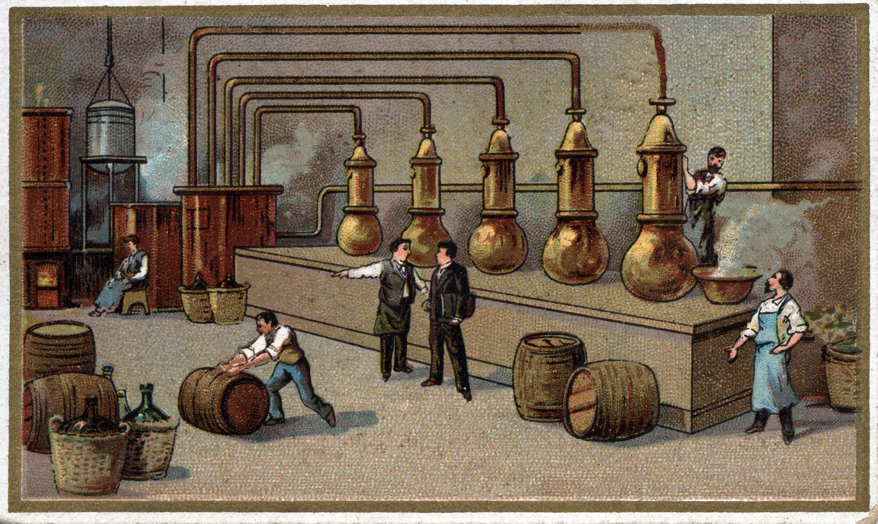 Kromolitografi från slutet av 1800-talet av Unknown artist