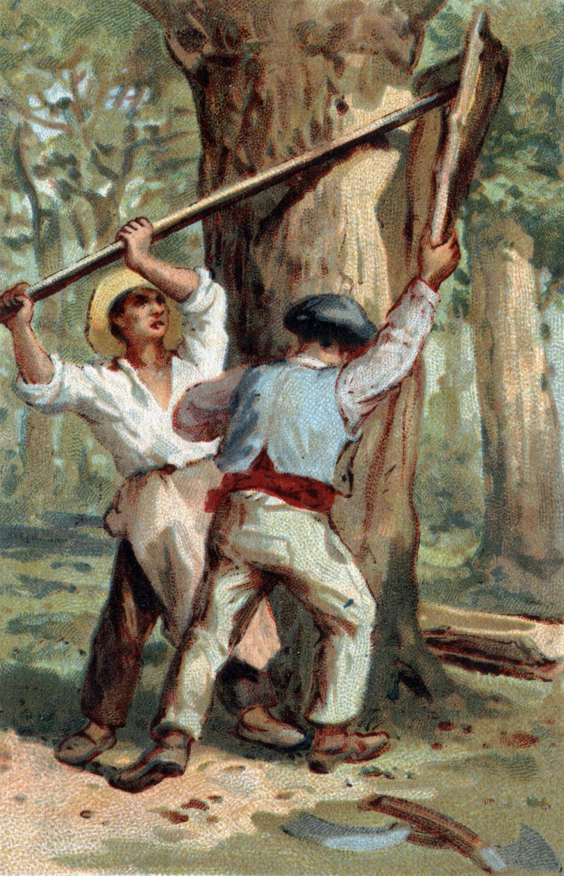Kromolitografi i slutet av 1800-talet. av Unknown artist