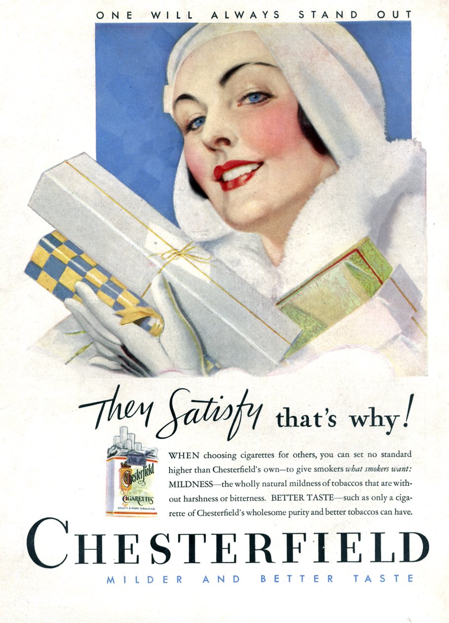 Cigarett Chesterfield av Unknown Artist