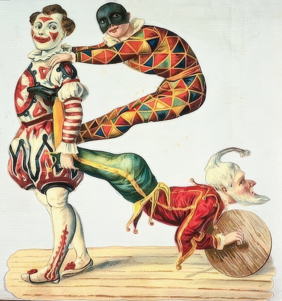 Clowner och harlekiner av Unknown