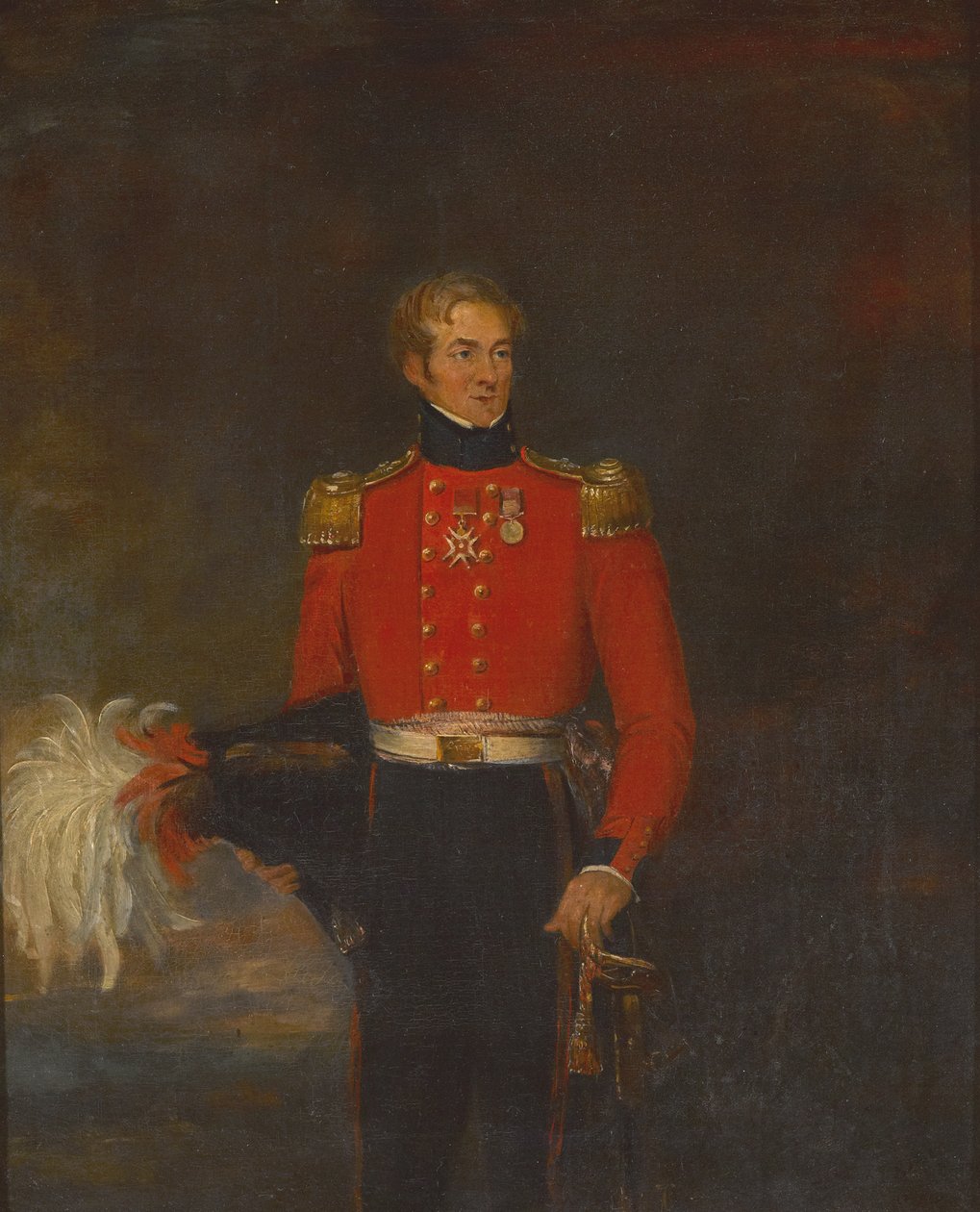 Överste Sir Richard Llewellyn, 28th Regiment of Foot, 1835 ca. av Unknown