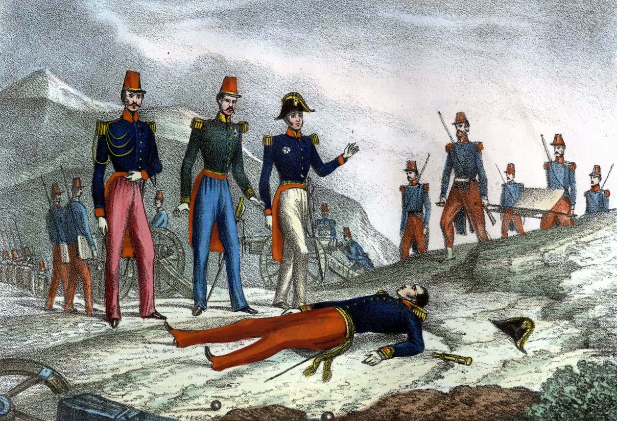 Erövringen av Algeriet. General Danrémonts död under tillfångatagandet av Konstantin. 13 oktober 1837. i” L