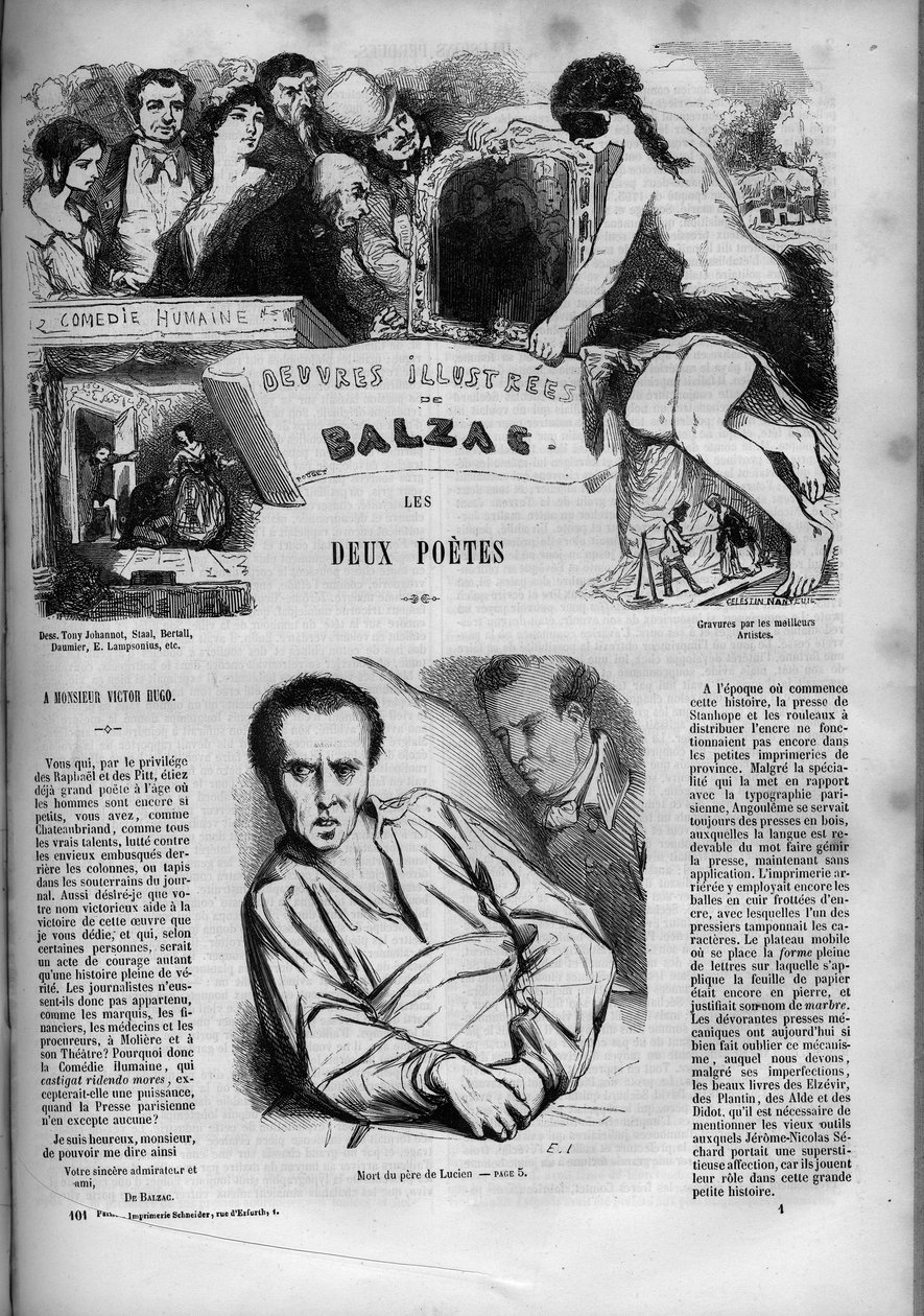 Omslag till romanen "" de två poeterna "" av Unknown artist