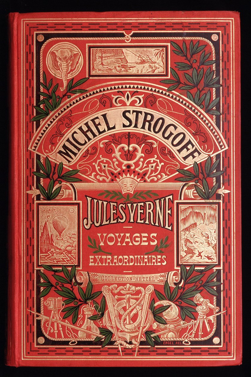 Omslag till Jules Vernes bok "" Michel Strogoff"", red. Hetzel av Unknown artist