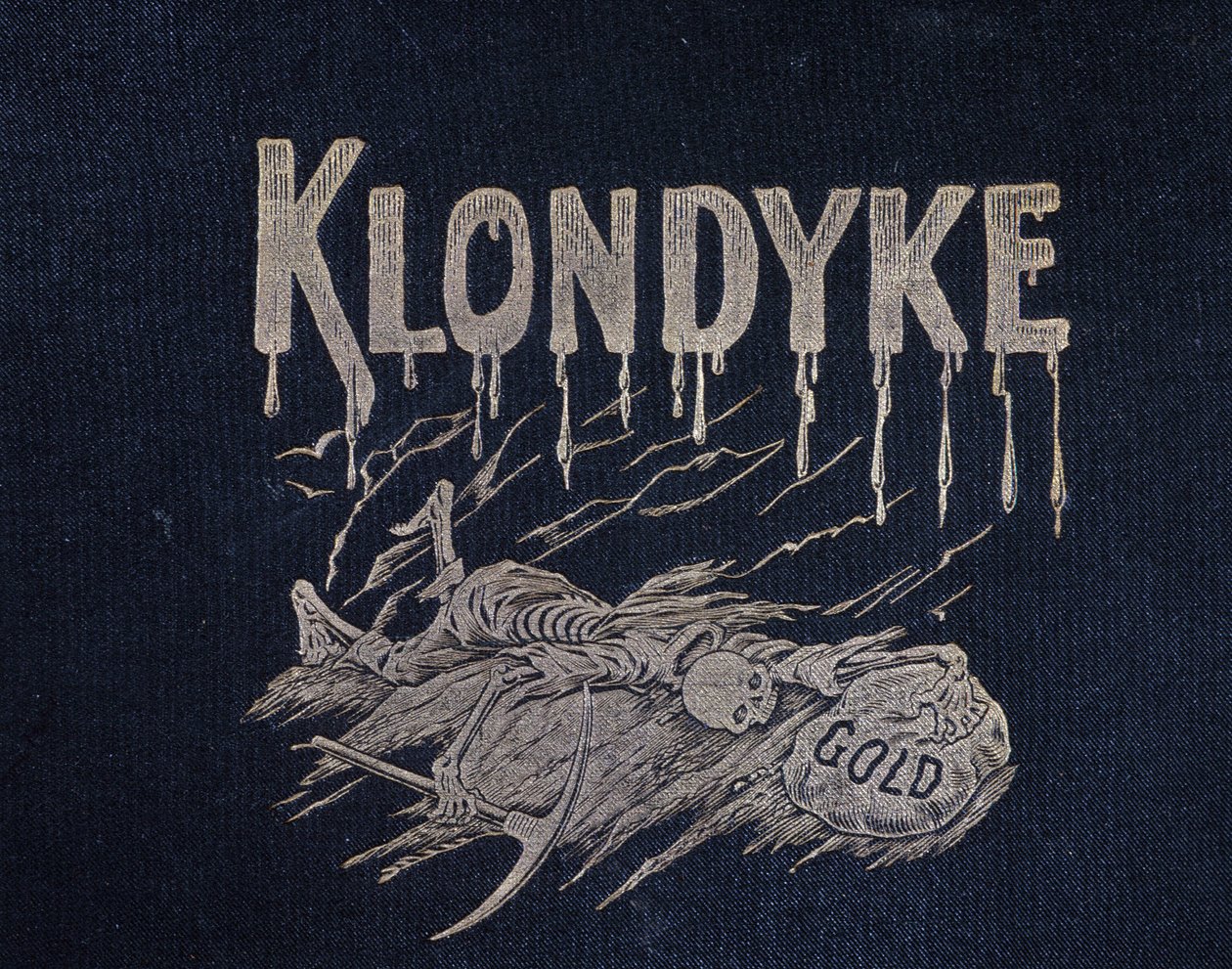 Omslag till boken "" klondike truth and facts of New Eldorado"" av A.E Iron Monger SoLa av Unknown artist