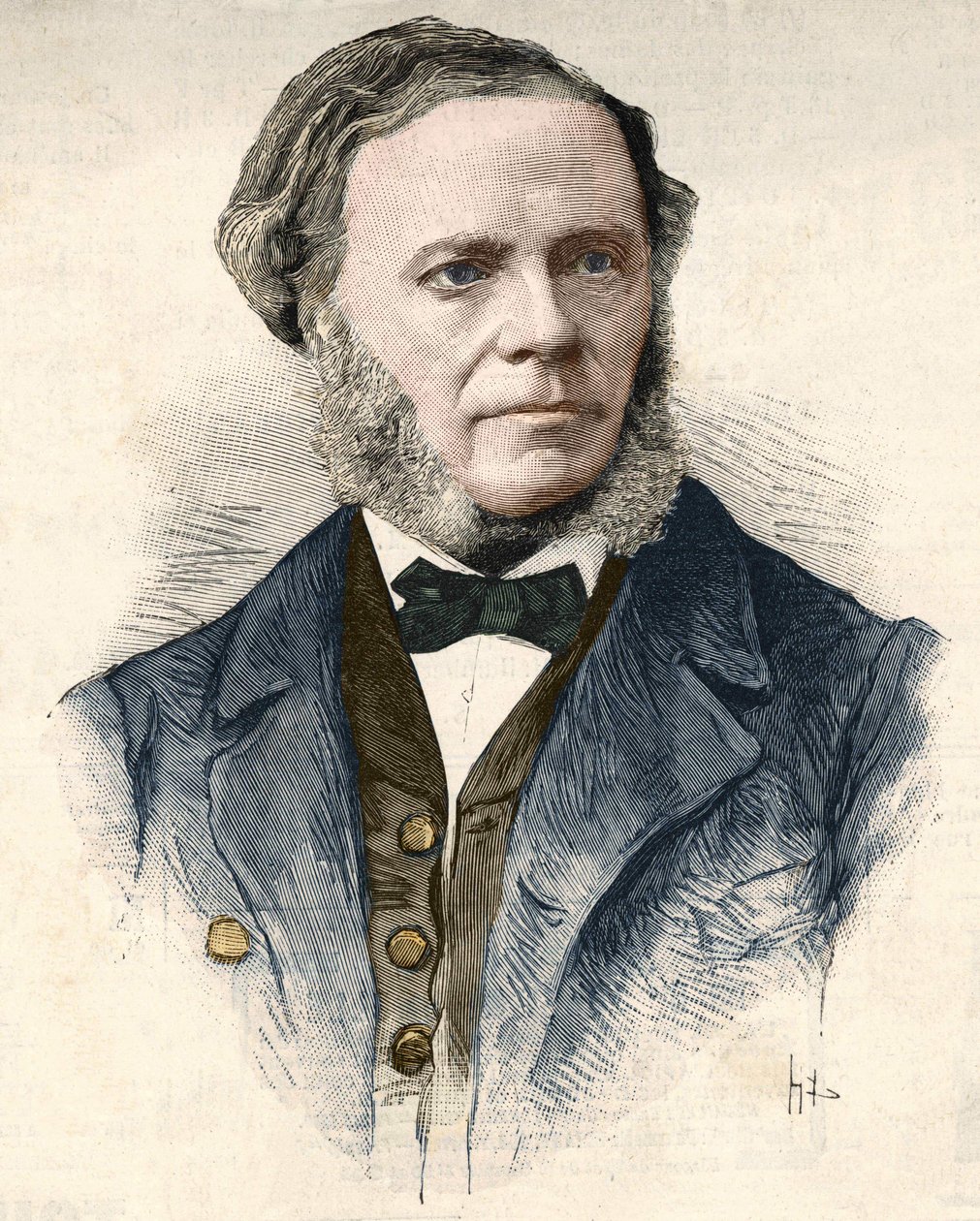 César Franck (1822 - 1890), fransk kompositör och organist av belgiskt ursprung. av Unknown artist