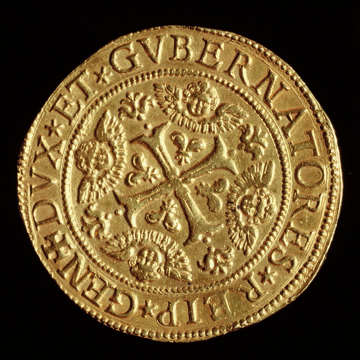 Valuta: fyra ecu guld. 1652 Banca Carige numismatisk samling av Unknown artist