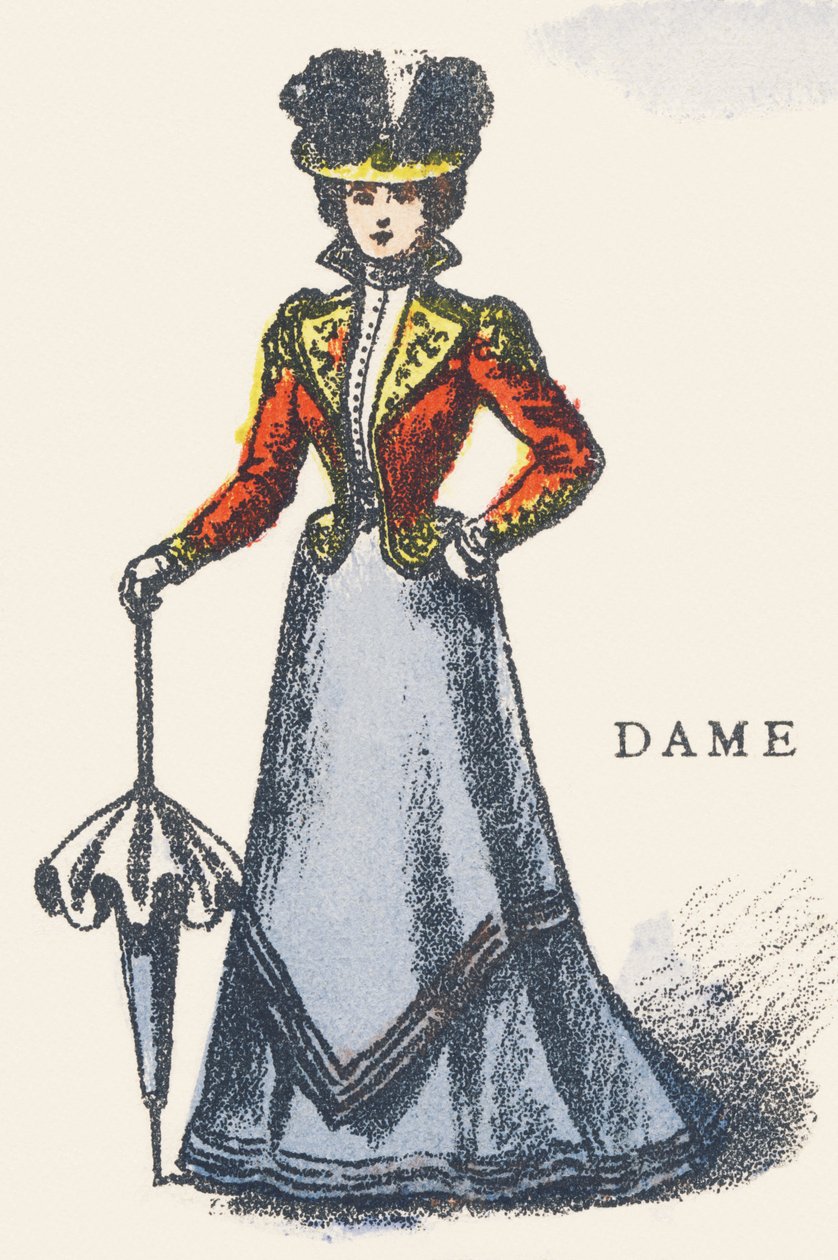 D: Damen av Unknown artist