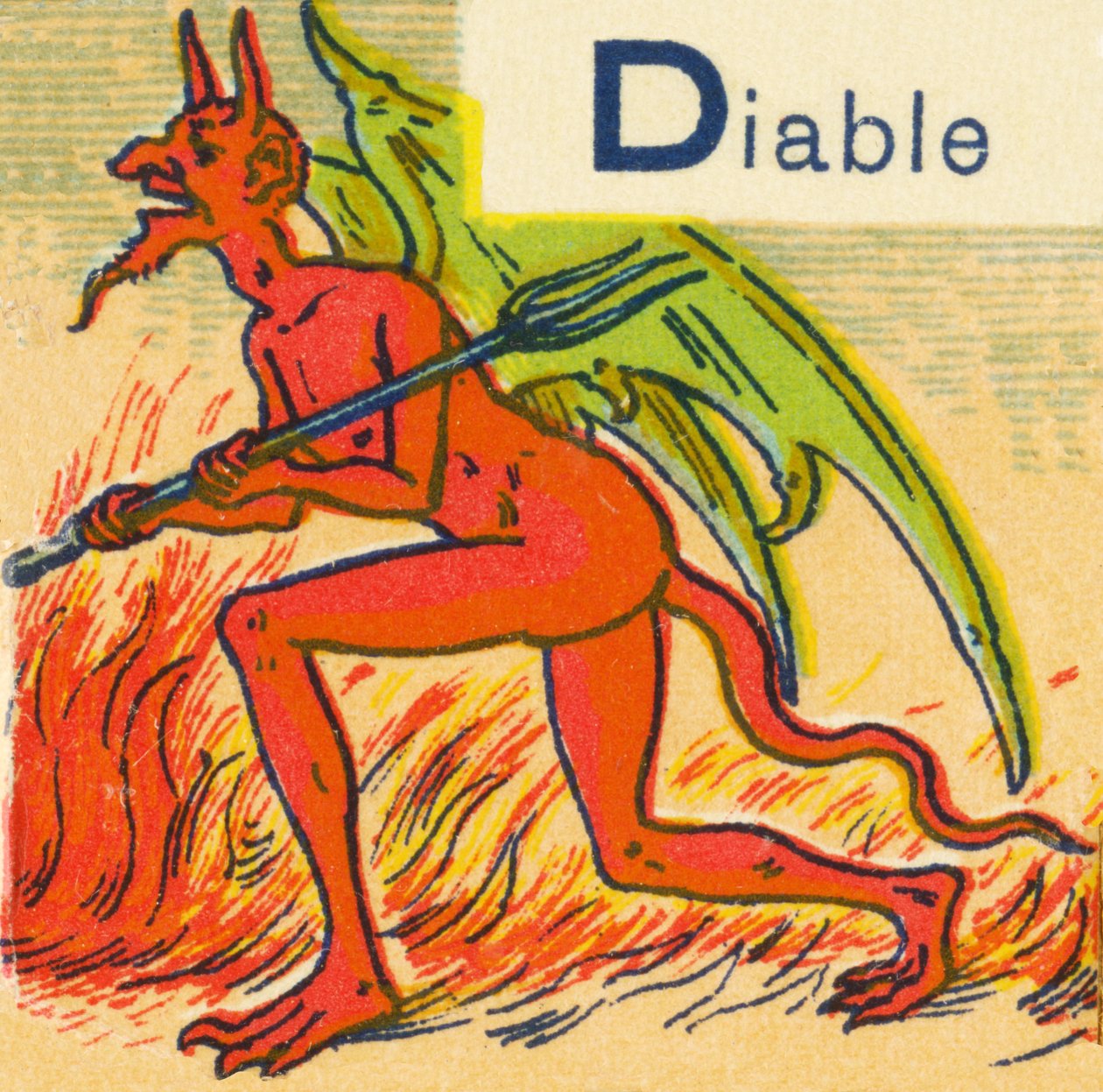 D som djävulen av Unknown artist