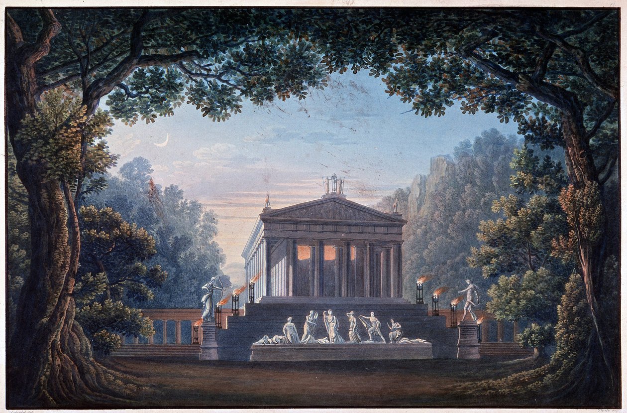 Dekoration för operan "" Oper Olympia"" av Unknown artist