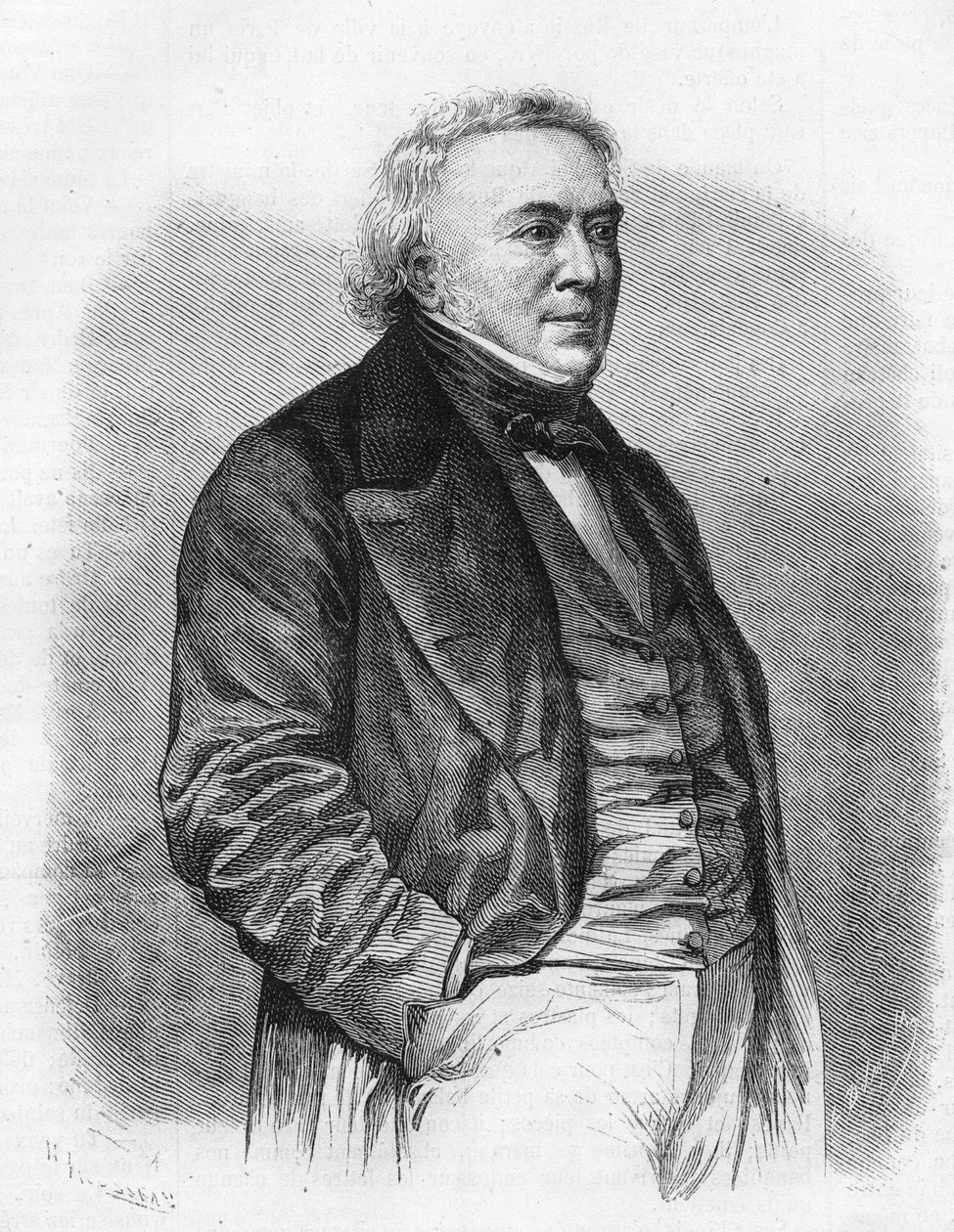 Dr Rayer (1793-1867). av Unknown artist