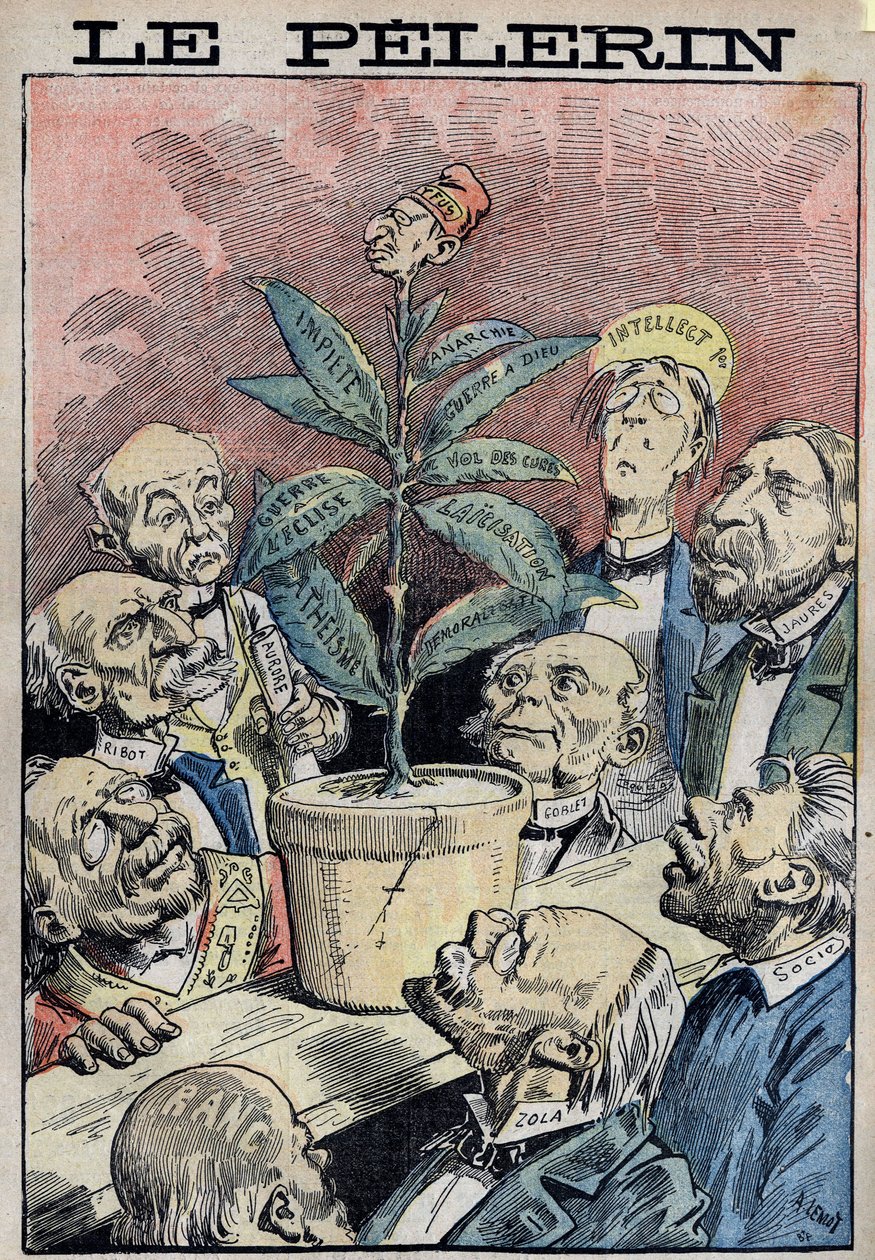 Dreyfus fall av Unknown artist