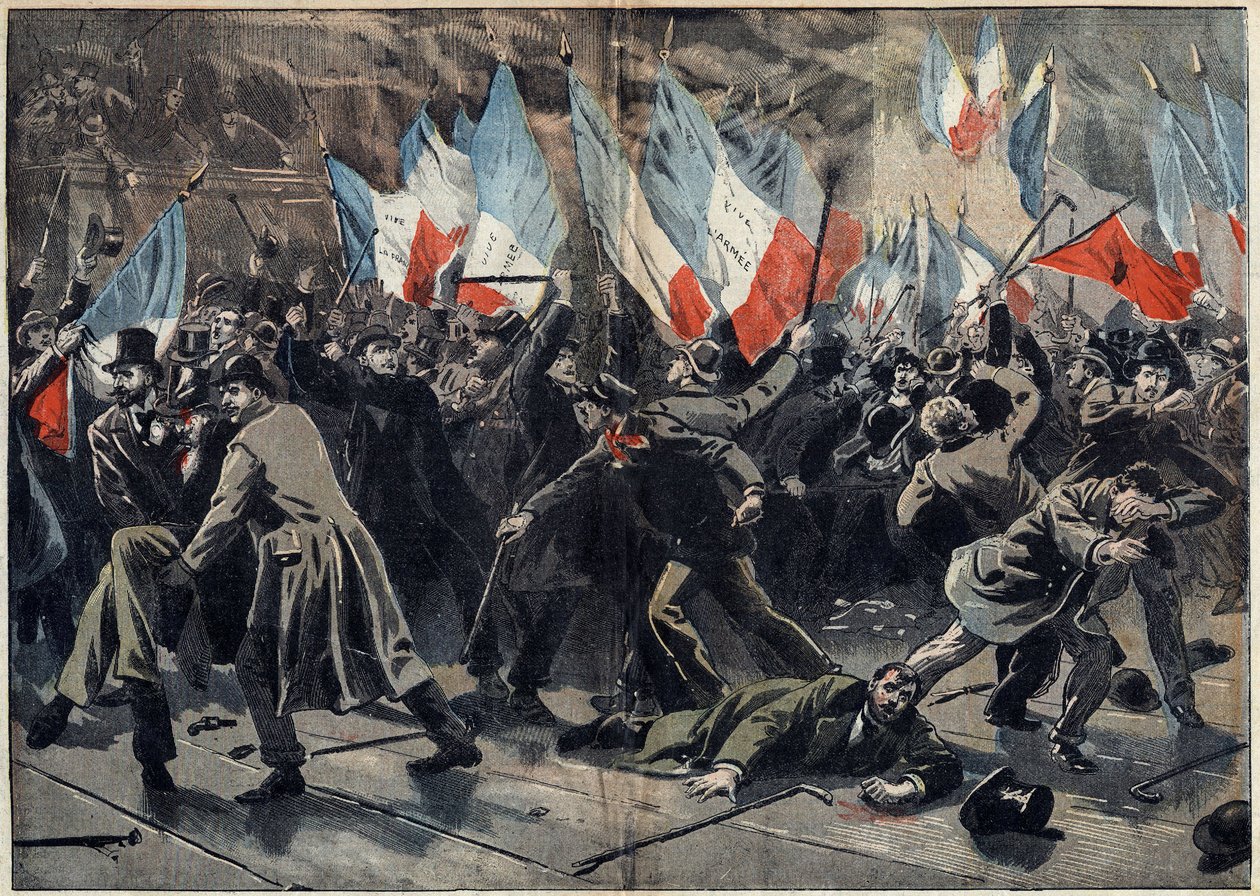 Dreyfus-fallet - Paris - 17 januari av Unknown artist