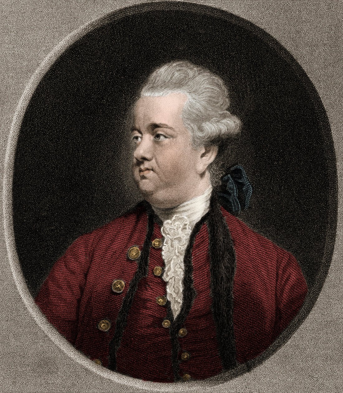 Edward Gibbon 1737-1794 - gravyr - 1800-talet av Unknown artist