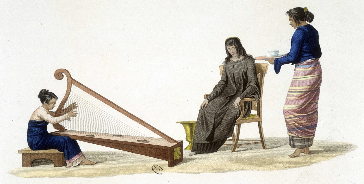 Gravyr från början av 1800-talet. av Unknown artist