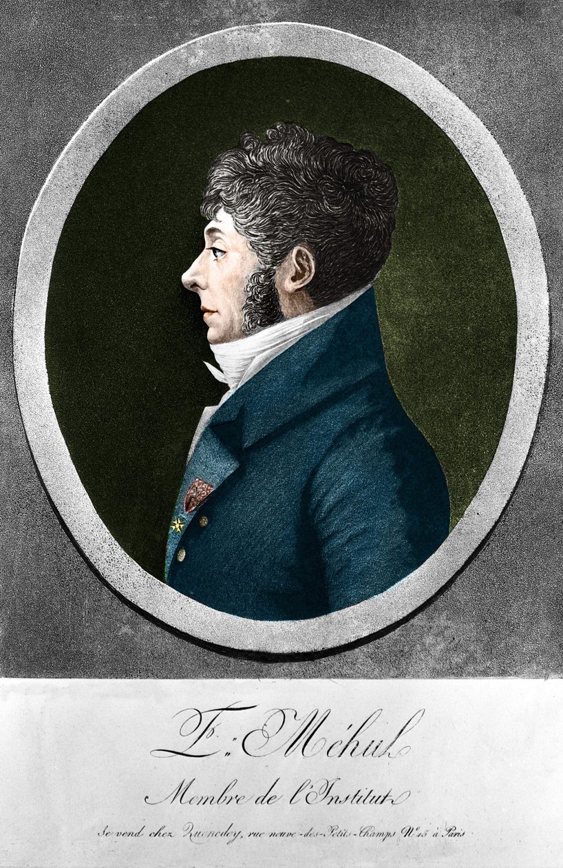 Etienne Mehul, fransk kompositör och organist (1763-1817). av Unknown artist