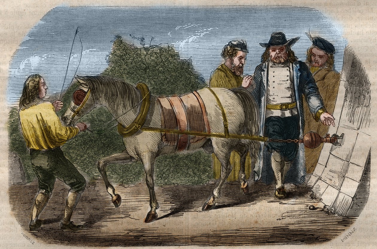 Erfarenhet av Otto von Guericke (Otto de Guericke av Unknown artist