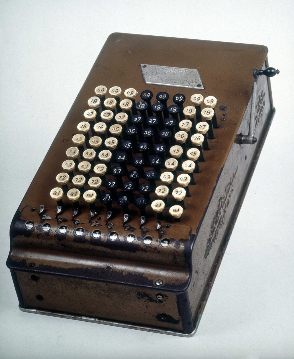 Filtkalkylator: Comptometern av Unknown artist