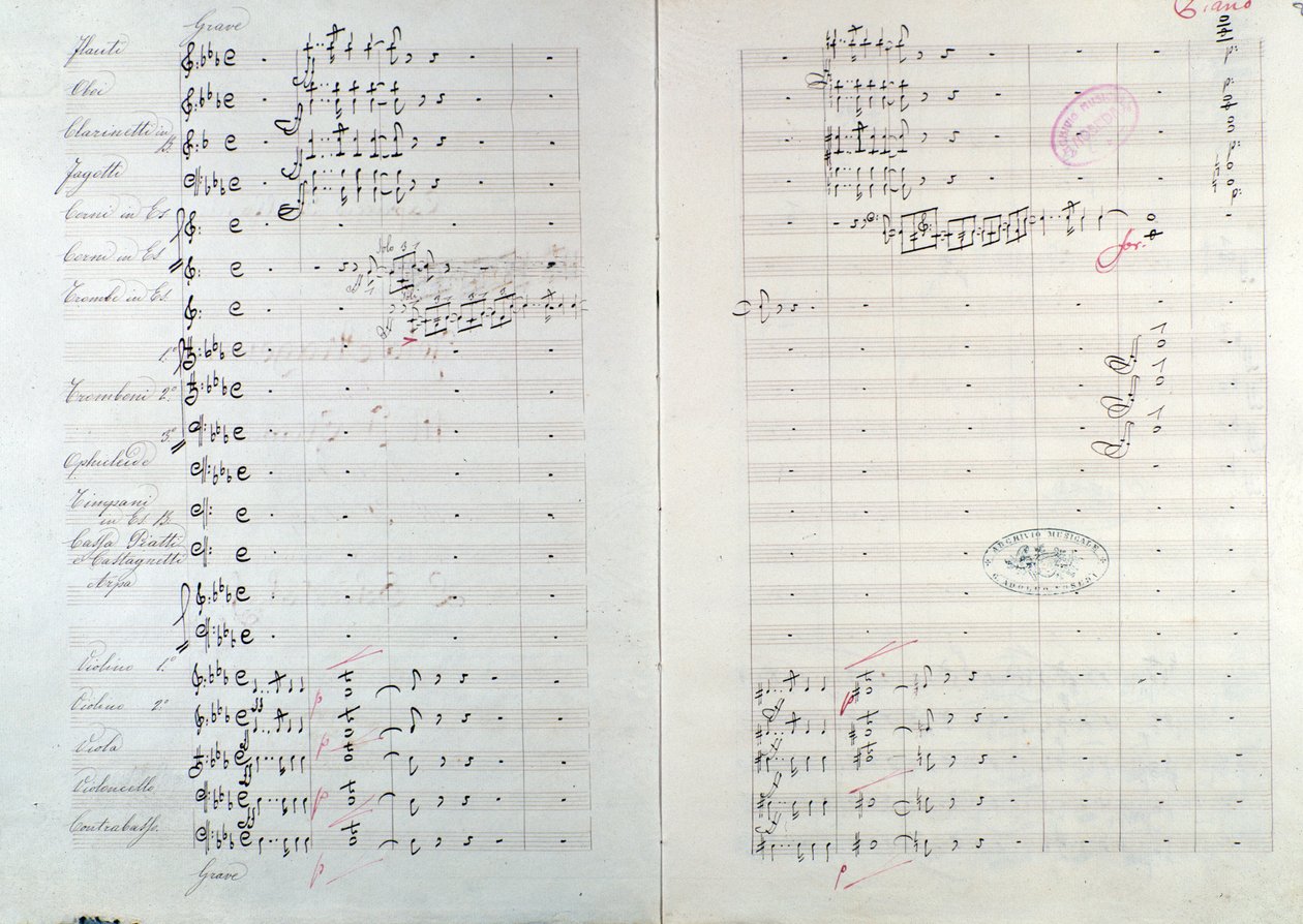 Första sidan av Capriccio brilliant på temat Jota Aragonese”” (spansk uvertyr nr 1) av Mikhail Glinka av Unknown artist