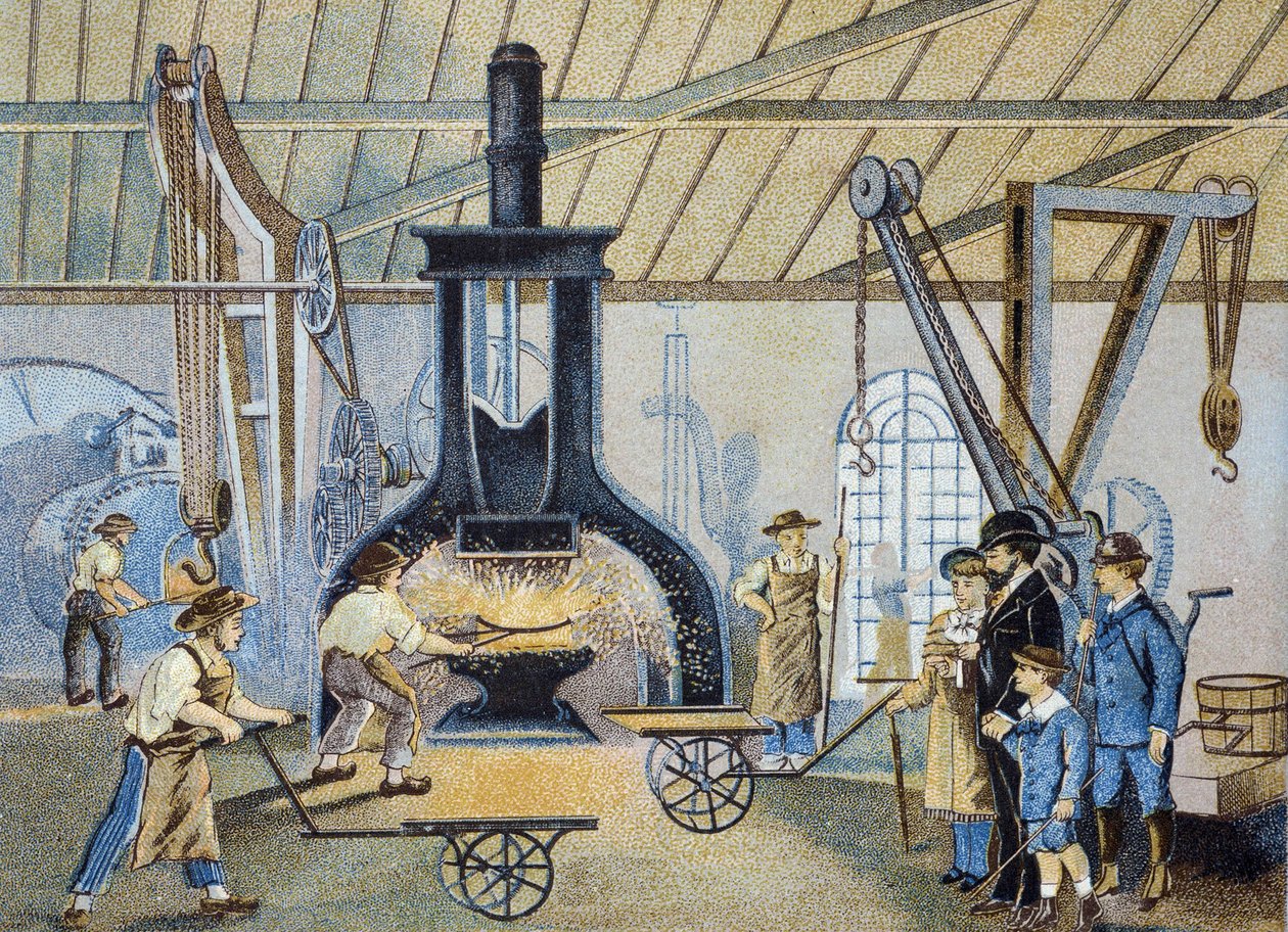 Smedjor på 1800-talet av Unknown artist