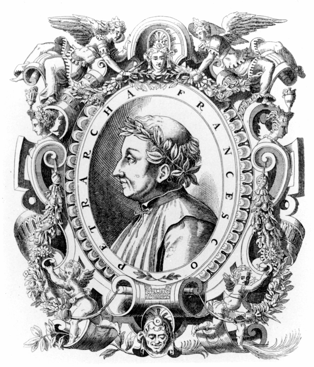 Francesco Petrarca av Unknown artist
