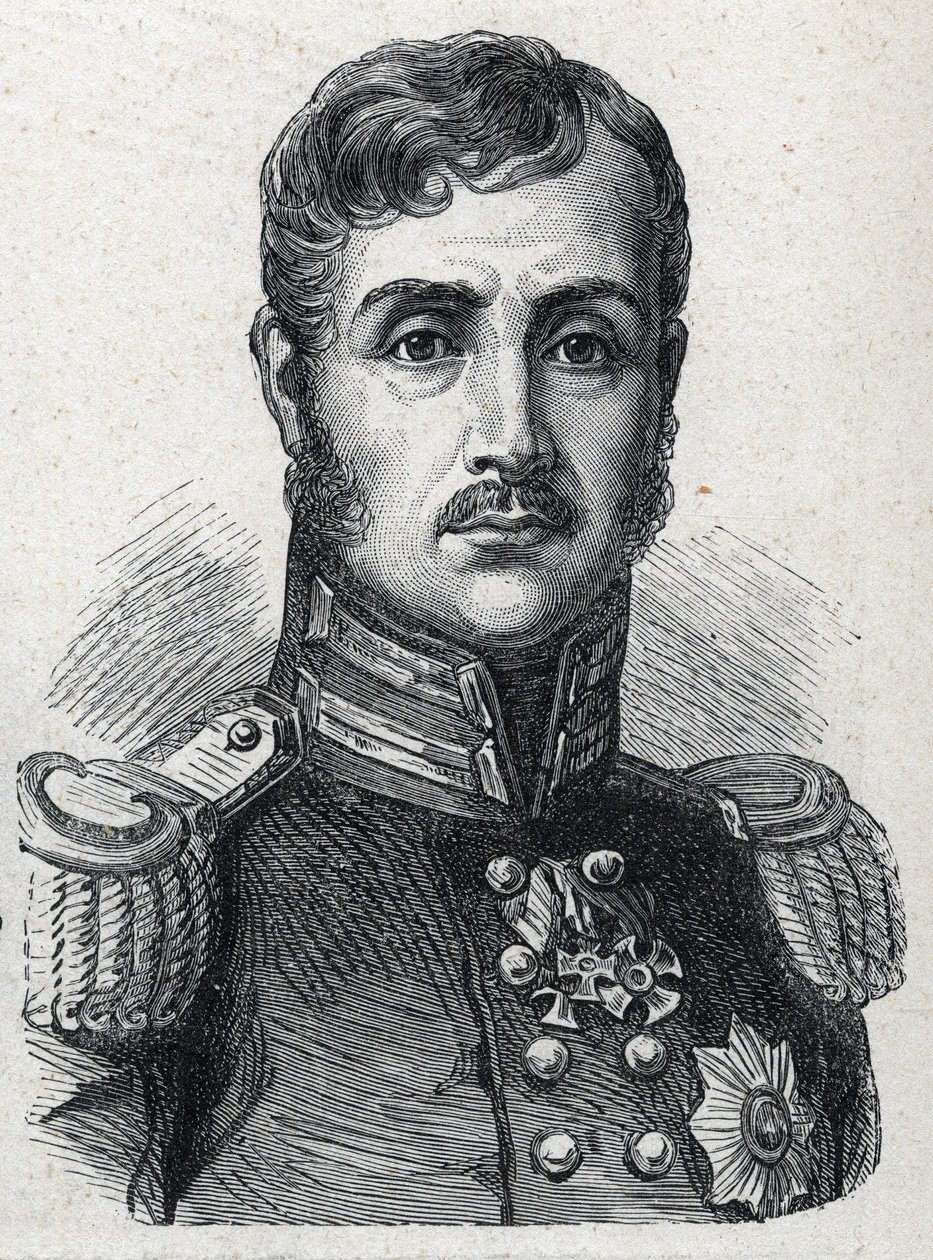 Fredrik Vilhelm III av Preussen - Porträtt av Fredrik Vilhelm III av Preussen (1770-1840) Kung av Preussen av Unknown artist