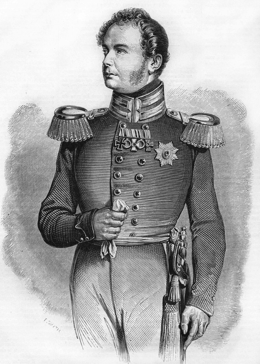 Fredrik Vilhelm IV (1795-1861), kung av Preussen. av Unknown artist