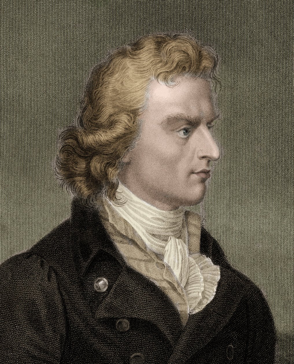 Friedrich Von Schiller 1759-1805 - gravyr - 1800-talet av Unknown artist
