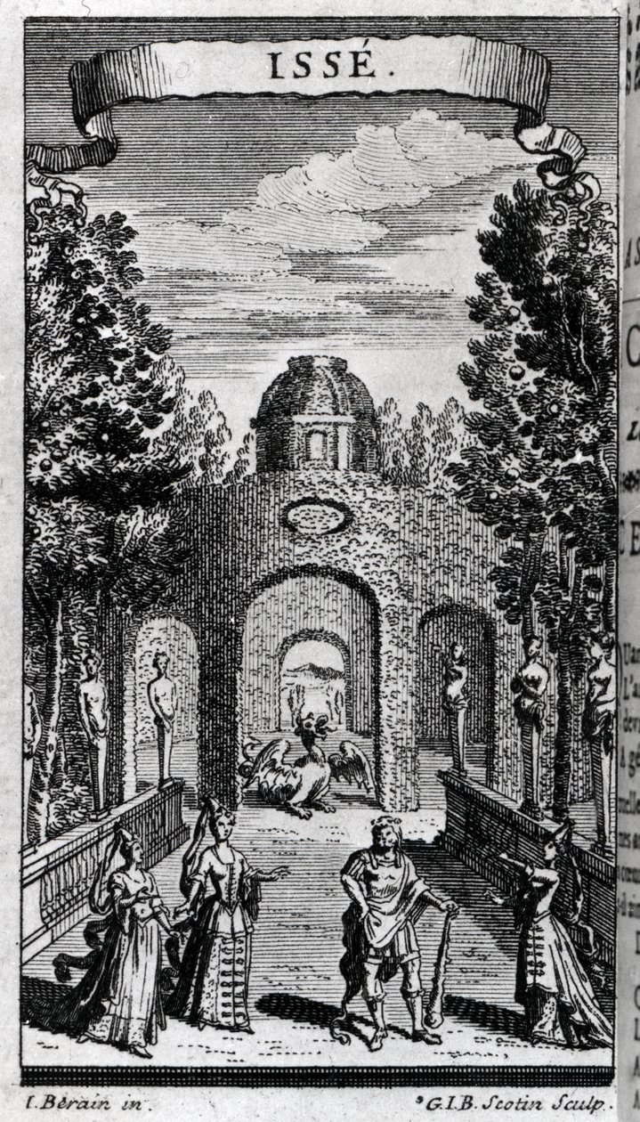 Frontispice av "" ISSE "" heroisk pastoral, tre akter och prolog av Unknown artist