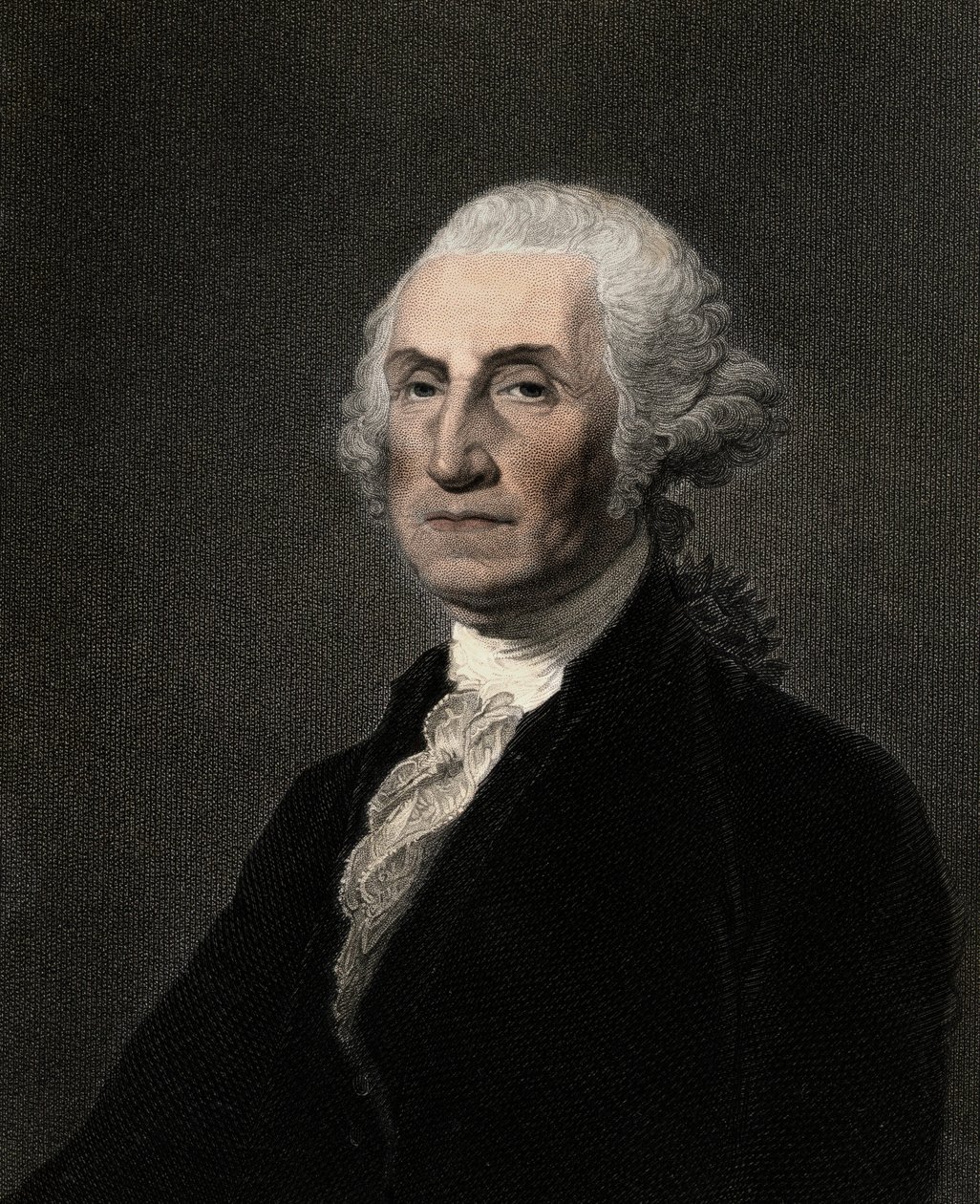 George Washington 1732-1799 - gravyr - 1800-talet av Unknown artist