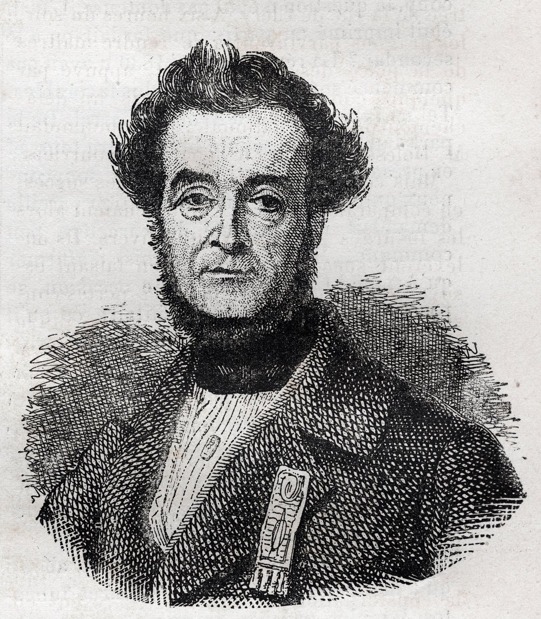 Germain Sarrut 1800-1883 en fransk författare och politiker av Unknown artist