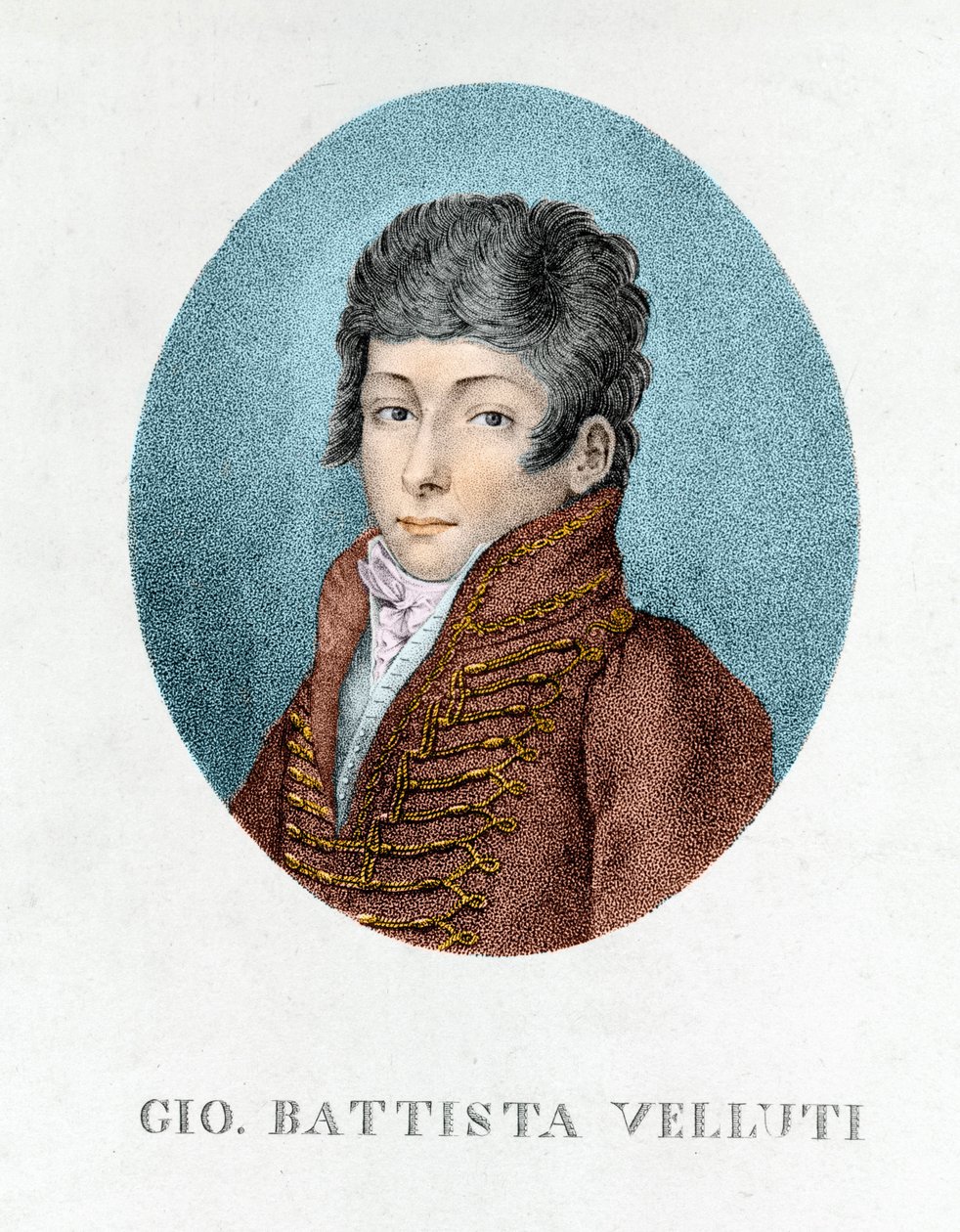 Giovanni Battista Velluti (1781-1861), sista kastratopera. av Unknown artist